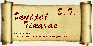 Danijel Timarac vizit kartica